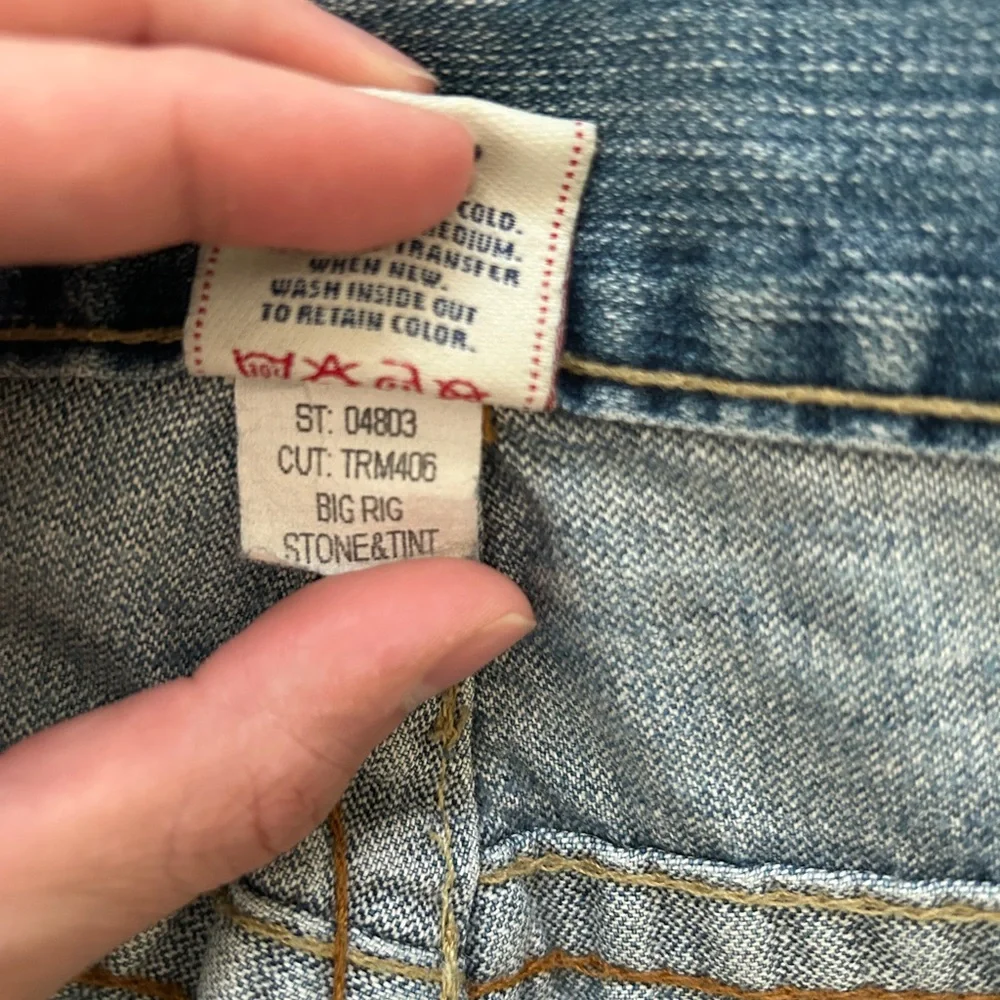 True Religion Light Blue Made In USA Jeans